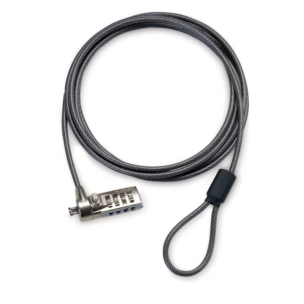 Candado con Cable de Acero Targus DEFCON TLock 65 Pies Combinación Reiniciable