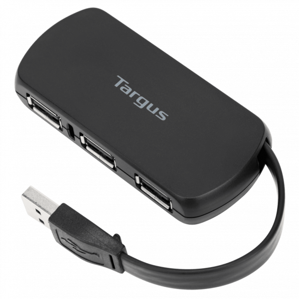 Targus Hub USB de 4 Puertos 480 Mbps Compatible con Mac, Laptop y PC
