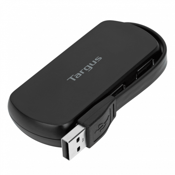 Targus Hub USB de 4 Puertos 480 Mbps Compatible con Mac, Laptop y PC - Image 2
