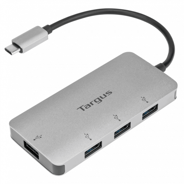 Targus Adaptador USB-C a 4 Puertos USB-A 3.0, 5Gbps Velocidad de Transferencia - Image 5