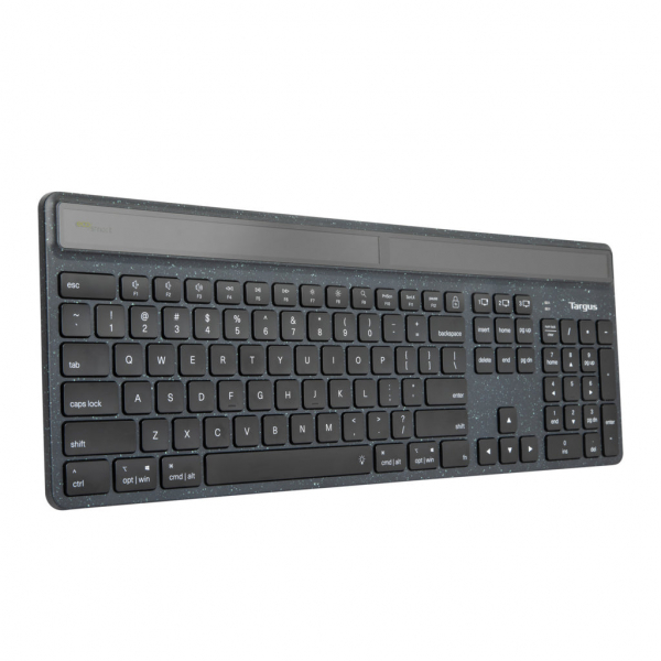 Targus Teclado Inalambrico EcoSmart de Carga Solar con Conexión Hasta a 3 Dsipositivos Bluetooth, Idioma Español - Image 4