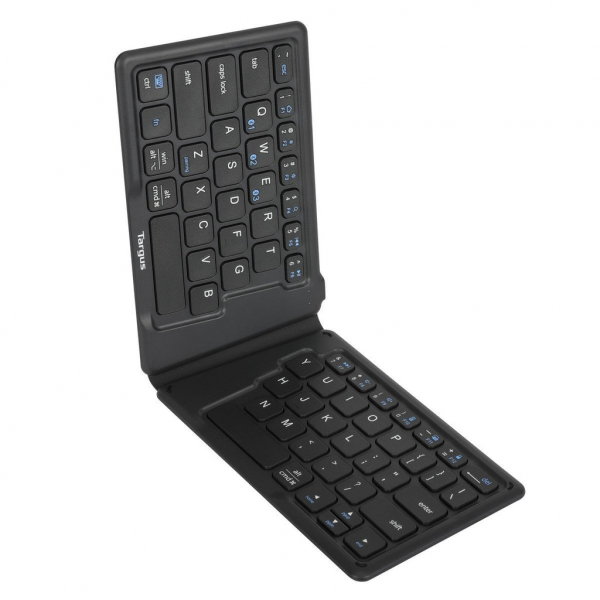 Targus Teclado Inalambrico Plegable en Español, Ergonomico con Protección Antimicrobiana, Conexión Bluetooth 5.1 Compatible con iOS, Android o Windows - Image 2