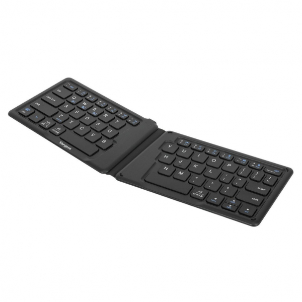Targus Teclado Inalambrico Plegable en Español, Ergonomico con Protección Antimicrobiana, Conexión Bluetooth 5.1 Compatible con iOS, Android o Windows - Image 4