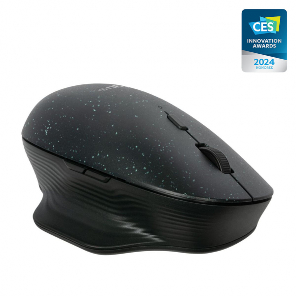 Targus Mouse Inalambrico ErgoFlip con Diseño Ambidiestro Elaborado con Materiales Reciclados de 4000PPP Ideal para Gaming