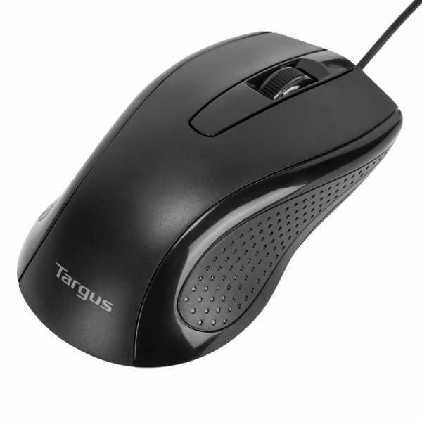 Targus Mouse Alambrico Diseño Ergonomico y Ambidiestro 1000 DPI de 3 Botones - Image 2