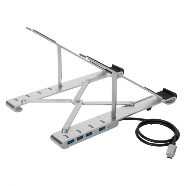 Targus Soporte para Laptop con Concentrador USB Integrado, para Dispositivos de Hasta 15.6 con Ajuste de 5 Posiciones - Image 4