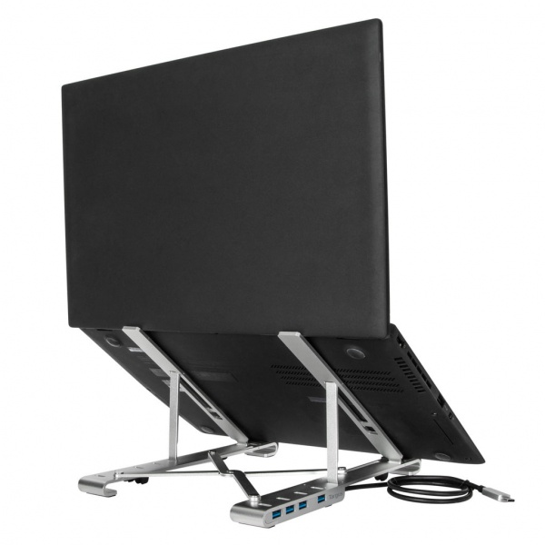 Targus Soporte para Laptop con Concentrador USB Integrado, para Dispositivos de Hasta 15.6 con Ajuste de 5 Posiciones - Image 10