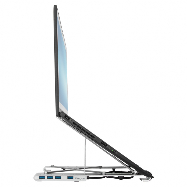 Targus Soporte para Laptop con Concentrador USB Integrado, para Dispositivos de Hasta 15.6 con Ajuste de 5 Posiciones - Image 8