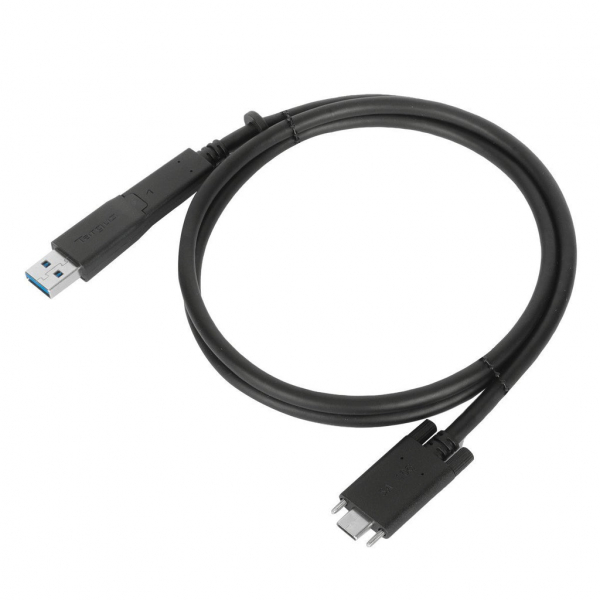 Cable USB-C a USB-C Targus 1m Conector USB-A Velocidad 10 Gbps