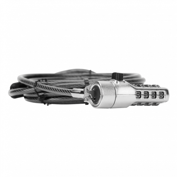 Candados de Cable Combinados Targus DEFCON Compactos 65 Pies Sin Llave