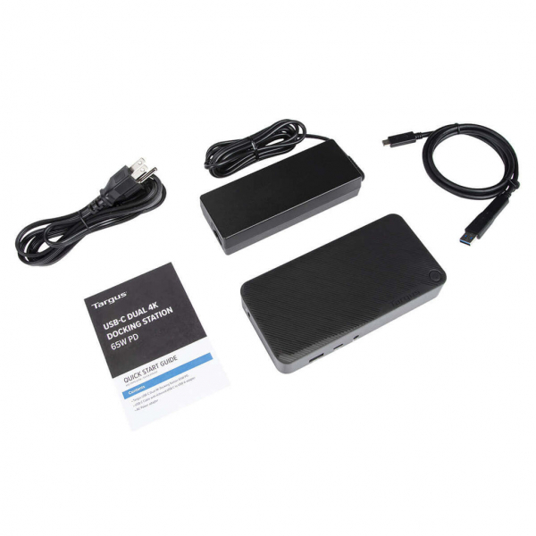 Estación de acoplamiento Targus DV4K Universal USB C 65W Potencia y Conectividad Avanzada - Image 2