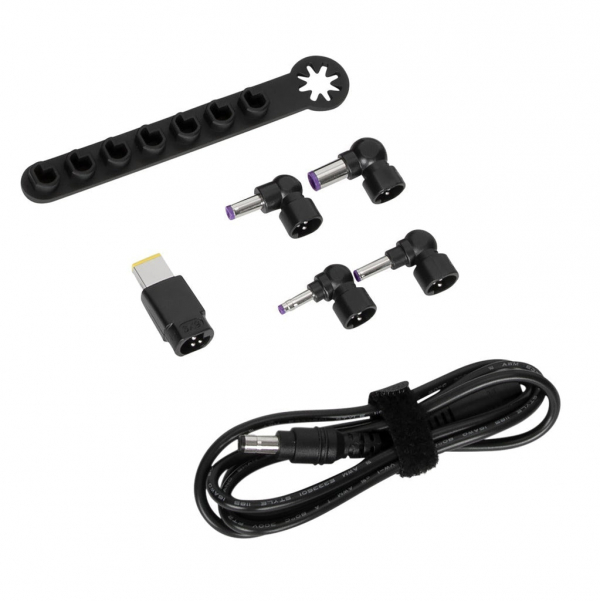 Kit de Adaptadores de Alimentación Targus Universal 90W para Portátiles Antiguos Compatibilidad con Estaciones de Acoplamiento