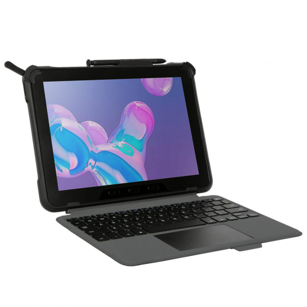 Teclado Targus Magnetic Keyboard Samsung Galaxy Tab Active4 Pro Tamaño Compacto Conexión Magnética