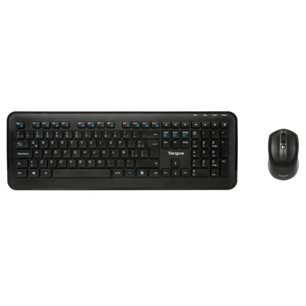 Combo Teclado y Ratón Inalámbricos AKM610ES Tamaño Completo Conexión 24 GHz